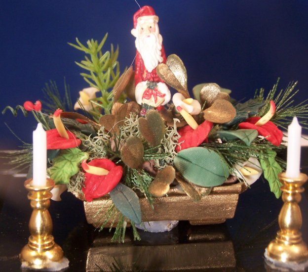 Santa Floral - Click Image to Close
