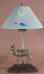 Bronze Doe Lamp